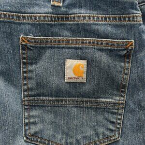 CARHARTT RELAXED FIT MEN'S DENIM JEANS MEDIUM WASH SIZE 38X30